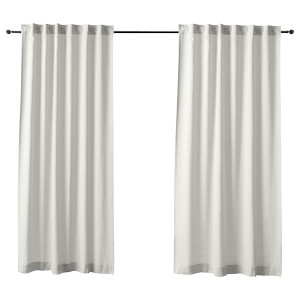 Komplet dwóch firan Zibal Cosmonova by Maciej Zień 280x270 cm ecru Wyprzedaż