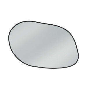 Lustro ścienne Contorno IV 60x43 cm czarne Wyprzedaż