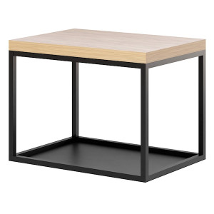 Szafka pod umywalkę Trinso wisząca z półką czarna wariant: 43/60 HOMEBOOK