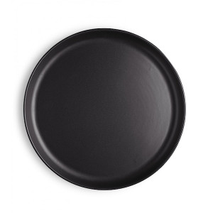 Talerz Nordic Kitchen z kamionki czarny 21x21 cm
