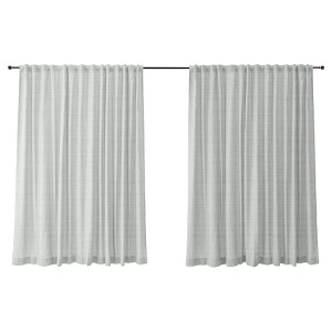 Zasłona do salonu Juniperus 140x270 cm szara HOMEBOOK