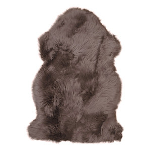 Dywan Mumbria 50x85 cm skóra jagnięca - czekoladowy Wyprzedaż