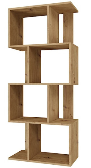 Regał otwarty Fiesta 60 cm dąb artisan Wyprzedaż