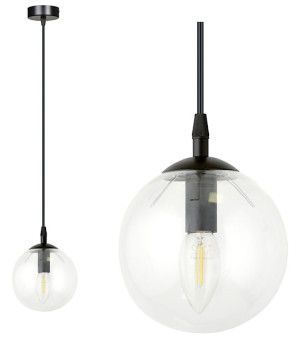 Lampa wisząca Fregene transparentna HOMEBOOK