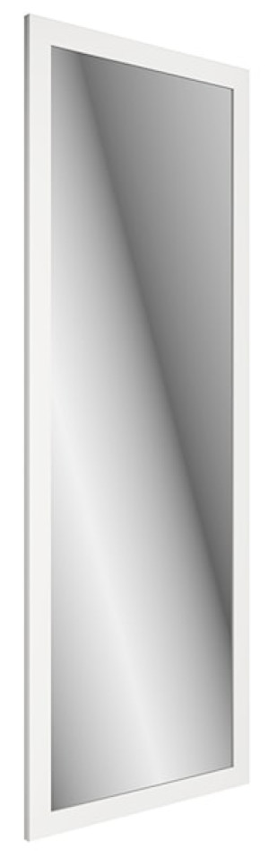 Lustro ścienne Gahtion 127x47 cm białe Wyprzedaż