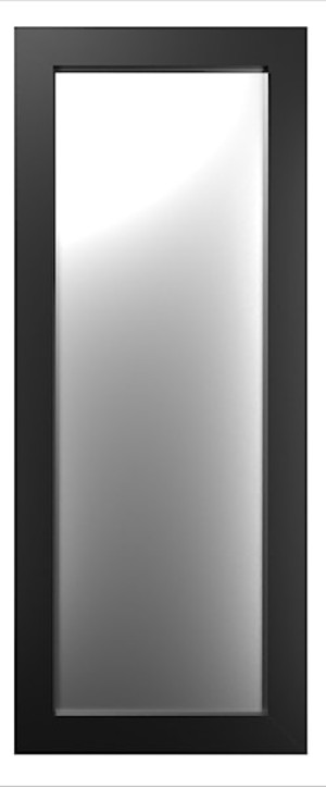 Lustro ścienne Hausly 148x56 cm czarne Wyprzedaż