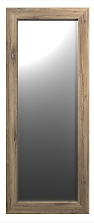 Lustro ścienne Hausly 148x56 cm dąb Wyprzedaż