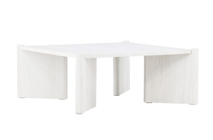 Stolik kawowy Impity 40x100x100cm biały Wyprzedaż