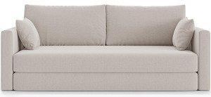 Kanapa rozkładana trzyosobowa Avolia jasnobeżowa plecionka Wyprzedaż