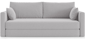 Kanapa rozkładana trzyosobowa Avolia jasnoszara plecionka Wyprzedaż