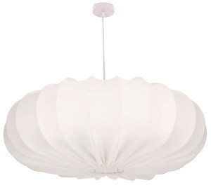 Lampa wisząca Cafee średnica 66 cm latte z białą podstawą Wyprzedaż