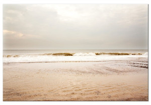 Obraz Morze po burzy jednoczęściowy 120x80 cm szeroki Wyprzedaż