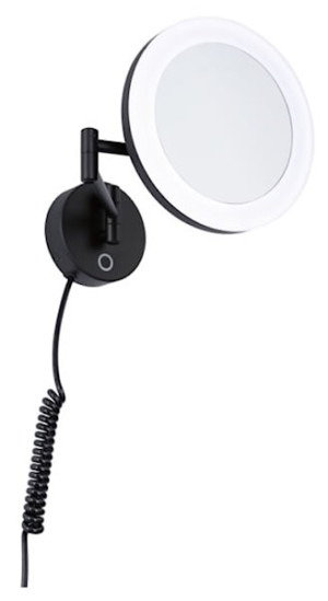 Lusterko kosmetyczne Masua LED czarne Wyprzedaż