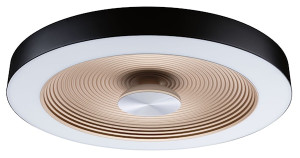 Plafon Volea LED 40 cm czarno-złoty Wyprzedaż