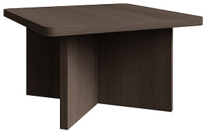 Stolik kawowy Qubeo kwadratowy 60 cm jesion prestige bronze Wyprzedaż