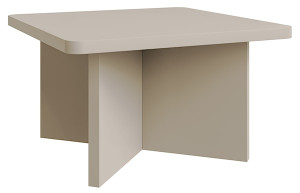 Stolik kawowy Qubeo kwadratowy 60 cm kaszmir Wyprzedaż