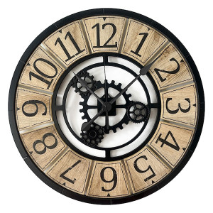 Zegar ścienny Relatise średnica 57 cm z dużymi cyframi Wyprzedaż