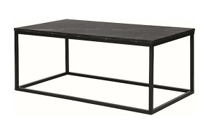 Ława nowoczesna Rossi 110x60 cm czarny marmur Wyprzedaż