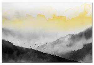 Obraz Rozległy pejzaż jednoczęściowy 90x60 cm szeroki Wyprzedaż