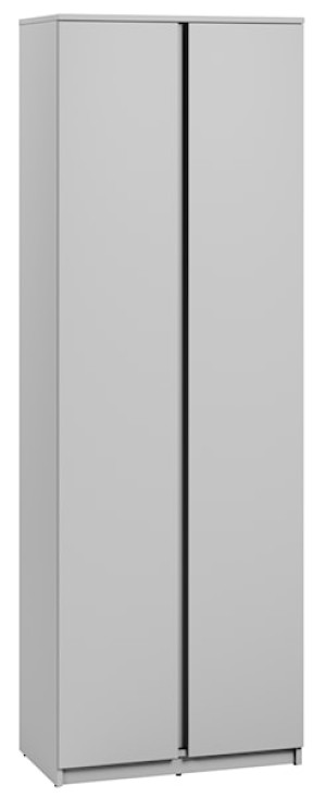 Szafa dwudrzwiowa Simply 69 cm szara Wyprzedaż