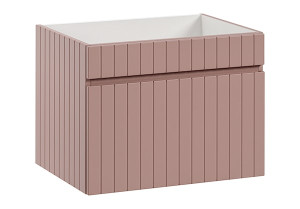 Szafka pod umywalkę Becialls 60 cm różowa