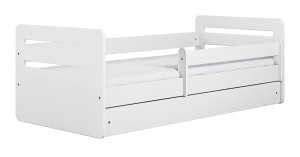 Łóżko dziecięce Brannigan 140x80 cm białe HOMEBOOK