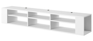 Szafka RTV Wall 175 cm Biały HOMEBOOK