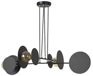 Lampa wisząca Viverone czarna HOMEBOOK