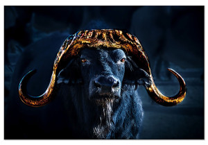 Obraz Złote rogi jednoczęściowy 120x80 cm szeroki Wyprzedaż