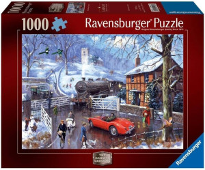 Puzzle 1000 Zimowy dworzec