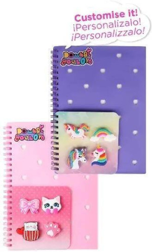 Notes na spirali z przypinkami MIX