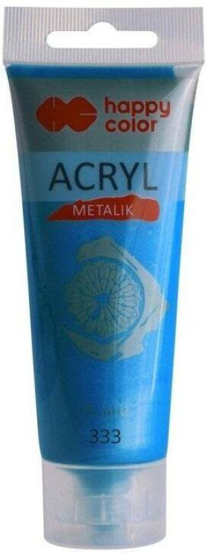 Farba akrylowa 75ml granatowy metalik HAPPY COLOR