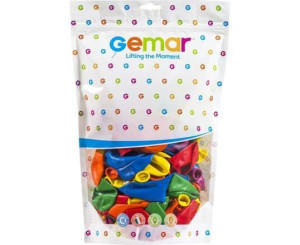 Balony pastelowe różnokolorowe 25,4cm, 50 sztuk