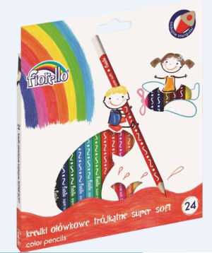Kredki Super Soft 24 kolory