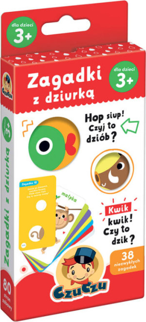 CzuCzu. Zagadki z dziurką dla dzieci 3+