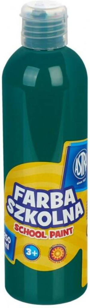 Farba szkolna. Zielona ciemna