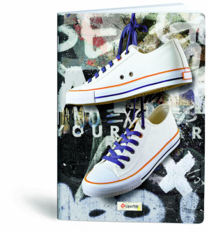 Zeszyt Sneakers MAR MA. A4/40K kratka. 10 sztuk