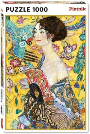 Puzzle 1000. Klimt, Dama z Wachlarzem