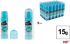 Klej w sztyfcie niebieski 15g. 24 sztuki