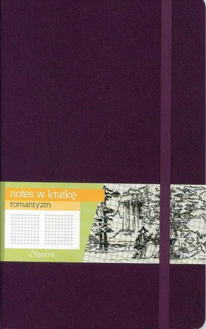 Notes A5 Kratka Romantyzm Fiolet