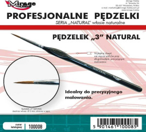 Pędzelek natural 3