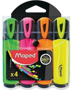 Zakreślacz Fluo Peps 4 kolory MAPED