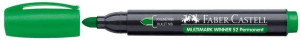 Marker permanent 52 zielony (12szt) FABER CASTELL