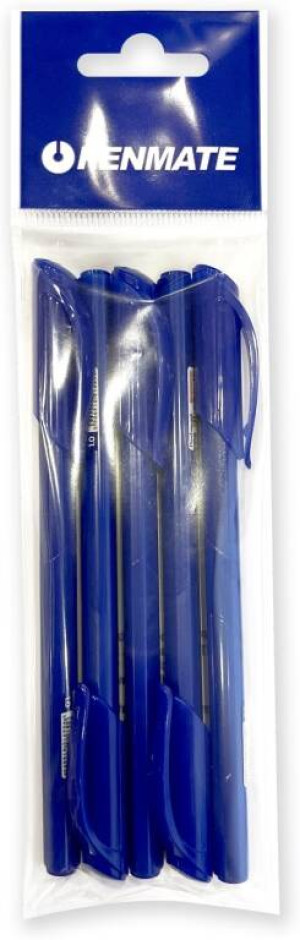 Długopis flexi trio jet PENMATE niebieski 5 szt.