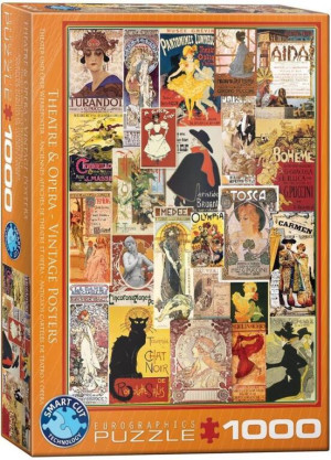 Puzzle 1000. Theater & Opera Vintage Art. 6000-0935