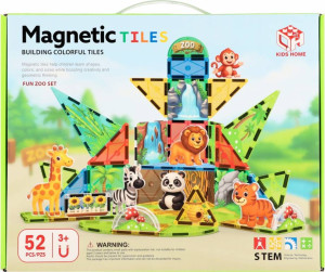 KLOCKI MAGNET ZOO 52EL 33X27X6 MC PUD 8
