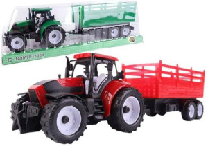 Traktor z przyczepą burtową mix