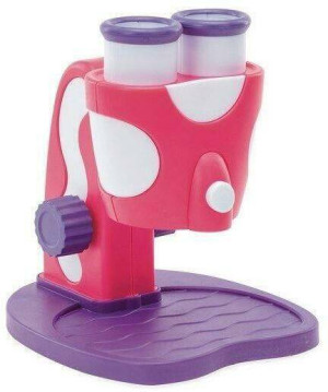 GeoSafari Jr. Mikroskop dla dzieci z podświetleniem LED. 8 x (różowy)