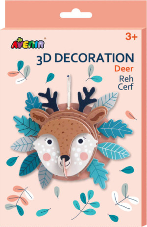 Dekoracje 3D - jeleń