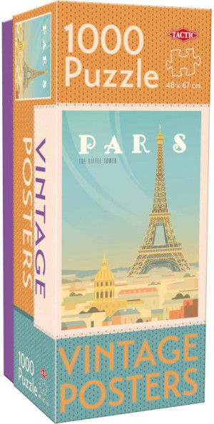 Puzzle 1000 Vintage Cities Paris
